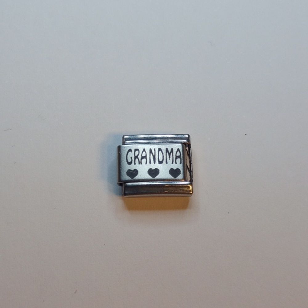 Italian Charm Bracelet "Grandma" Charm